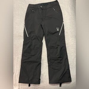Spyder women’s insulated ski snowboard snow pants black size 10